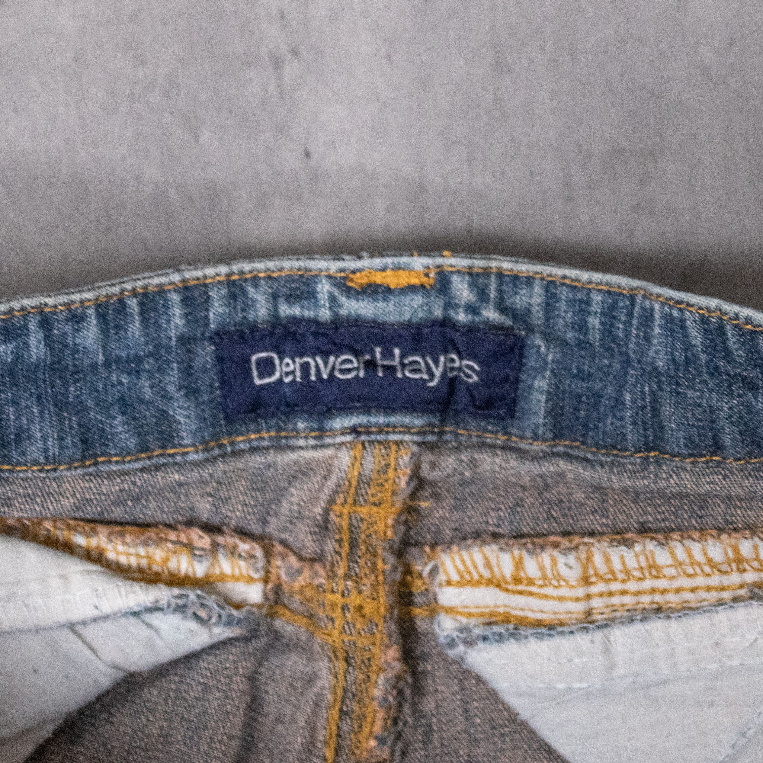 Denver Hayes × Vintage Vintage 1990's Denver Hanes Cargo Baggy Denim Pant's Size US 32 / EU 48 - 10 Thumbnail