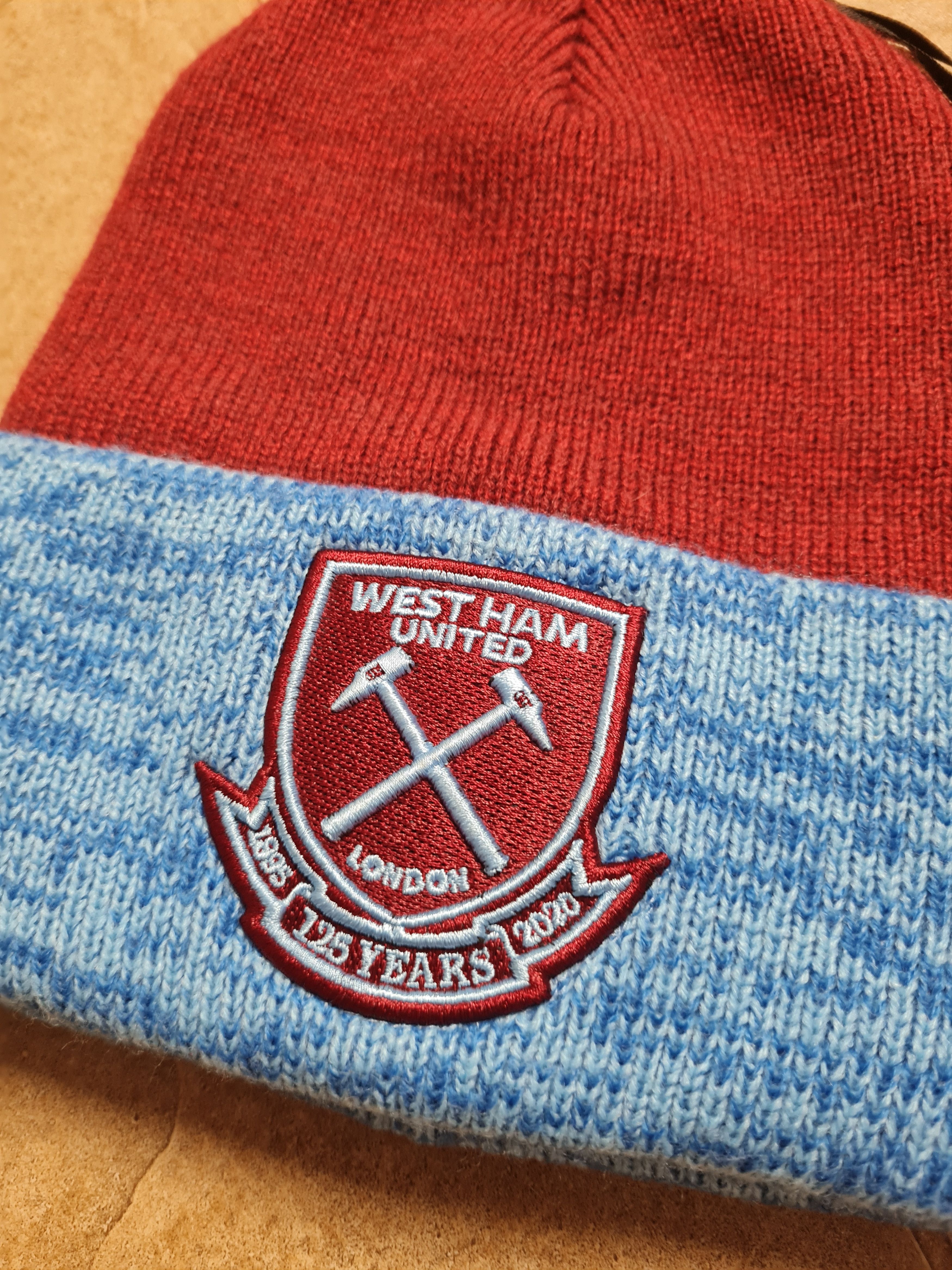 47 Brand 47Brand EPL West Ham United FC Prize Fight Cuff Knit Beanie Size ONE SIZE - 11 Thumbnail