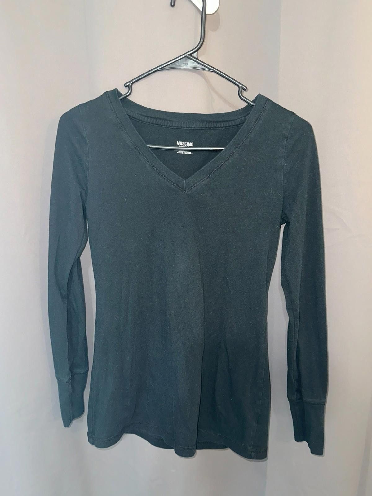 Mossimo Mossimo Supply Co. 2pack (black/grey)women’s shirts size S/P Size S / US 4 / IT 40 - 2 Thumbnail