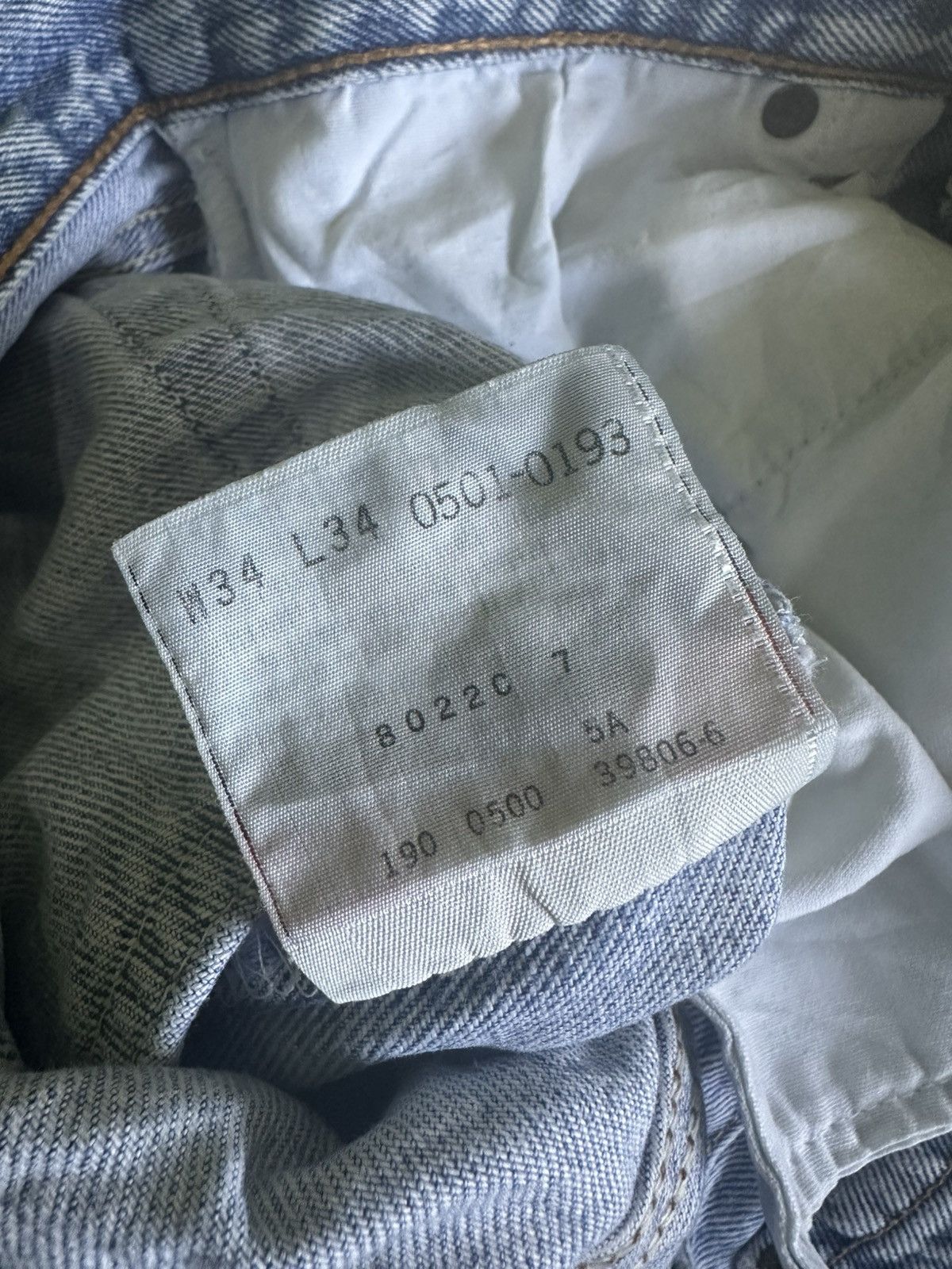 Levi's Vintage Clothing Vintage Levis Distressed 505 colour nice Size US 32 / EU 48 - 11 Thumbnail