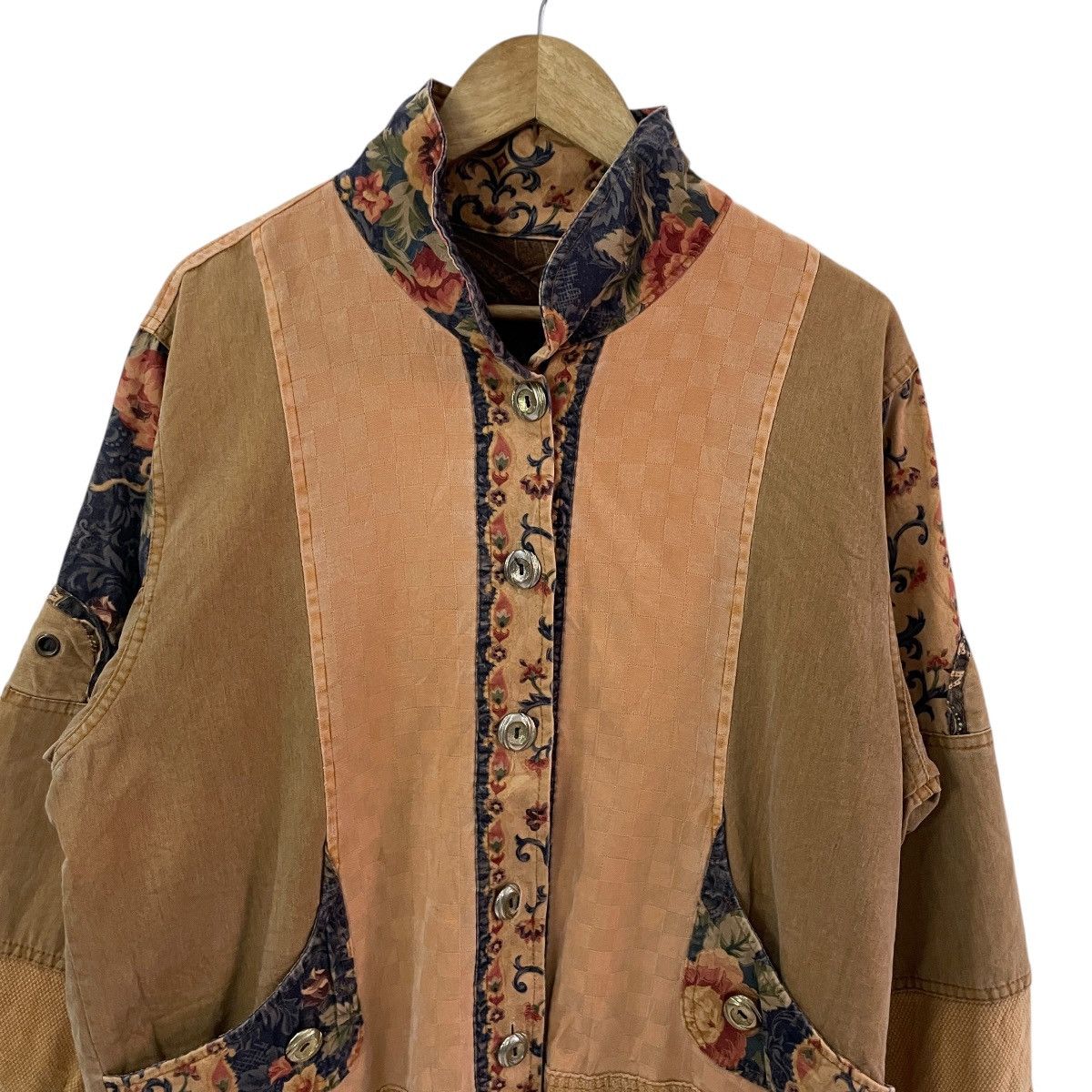 Japanese Brand Vintage Unbranded Japanese Designer Art Jacket Size US L / EU 52-54 / 3 - 5 Thumbnail