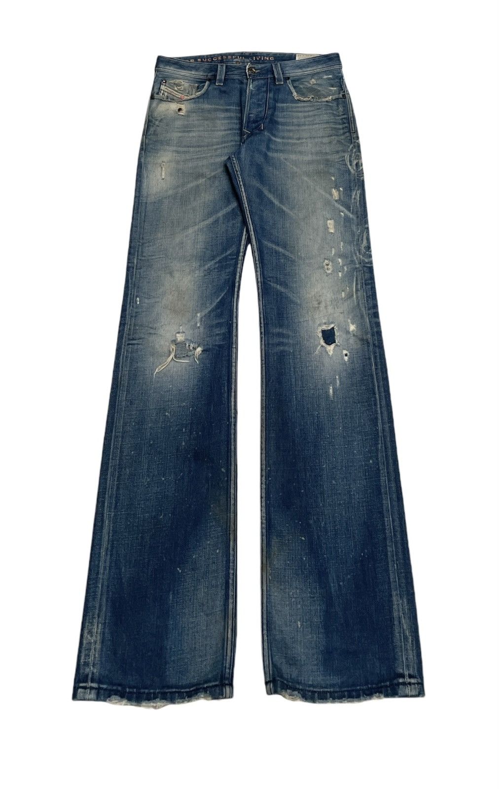 Diesel × If Six Was Nine × Vintage Rare Design Vintage Brand Diesel Larkin Jeans 1990s Size US 34 / EU 50 - 1 Thumbnail