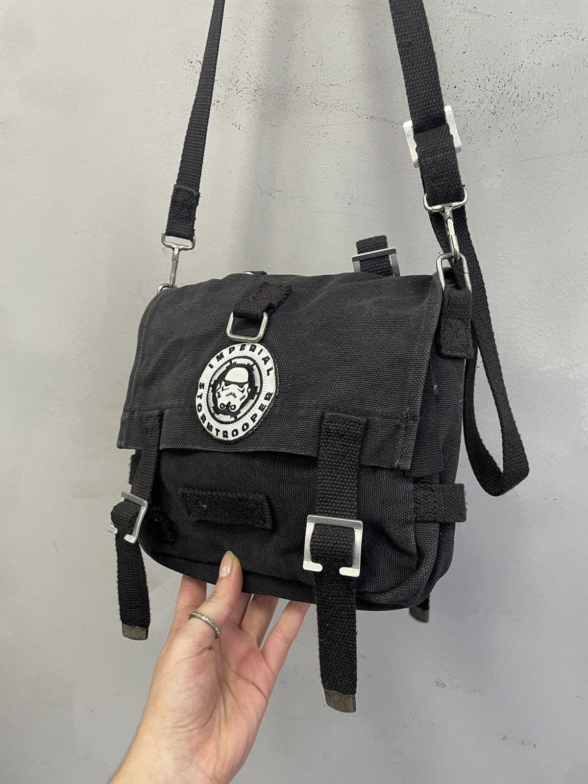 Junya Watanabe Black tactical crossbody bag buckle straps utility tech Size ONE SIZE - 4 Thumbnail