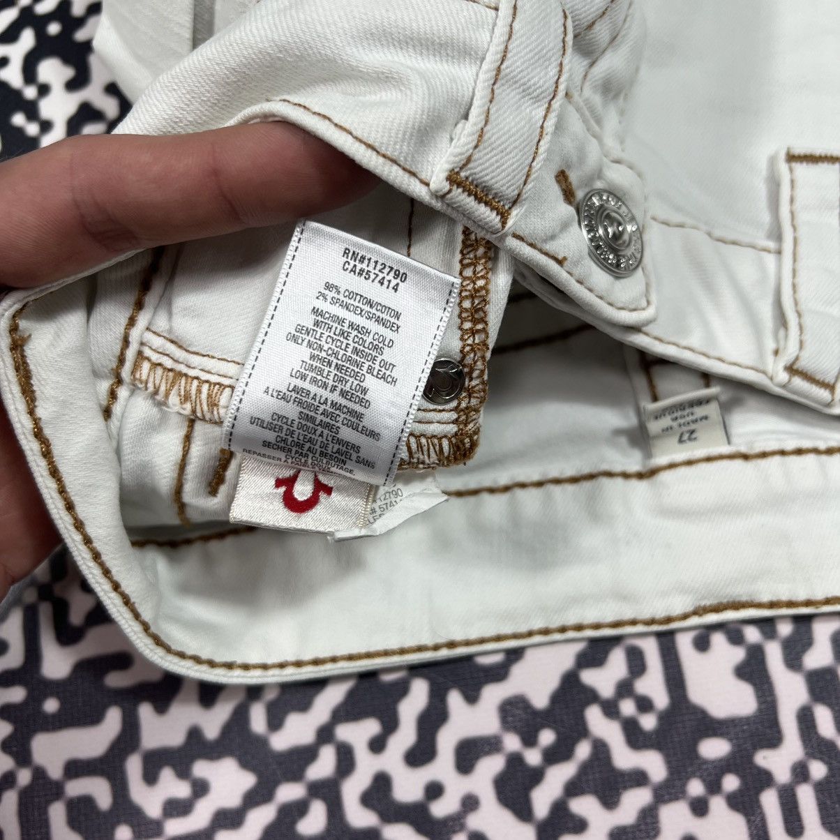 True Religion Vintage Y2K True Religion Japanese Style Mini Sexy Shorts Size 27" / US 4 / IT 40 - 15 Thumbnail