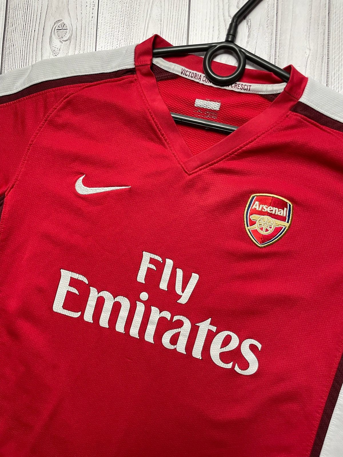 Nike × Vintage Vintage Nike Arsenal soccer jersey size XL red Size US XL / EU 56 / 4 - 2 Thumbnail