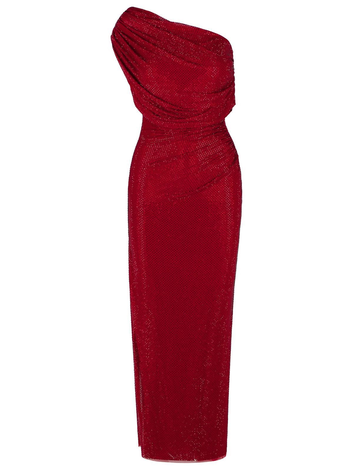 Self-Portrait SELF PORTRAIT Burgundy Polyester Dress Size XS / US 0-2 / IT 36-38 - 1 Thumbnail