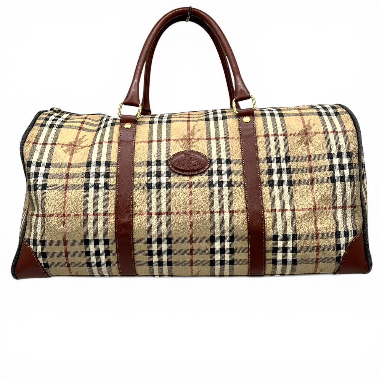 Burberry Vintage Burberrys Boston Bag Nova Check Size ONE SIZE - 1 Thumbnail