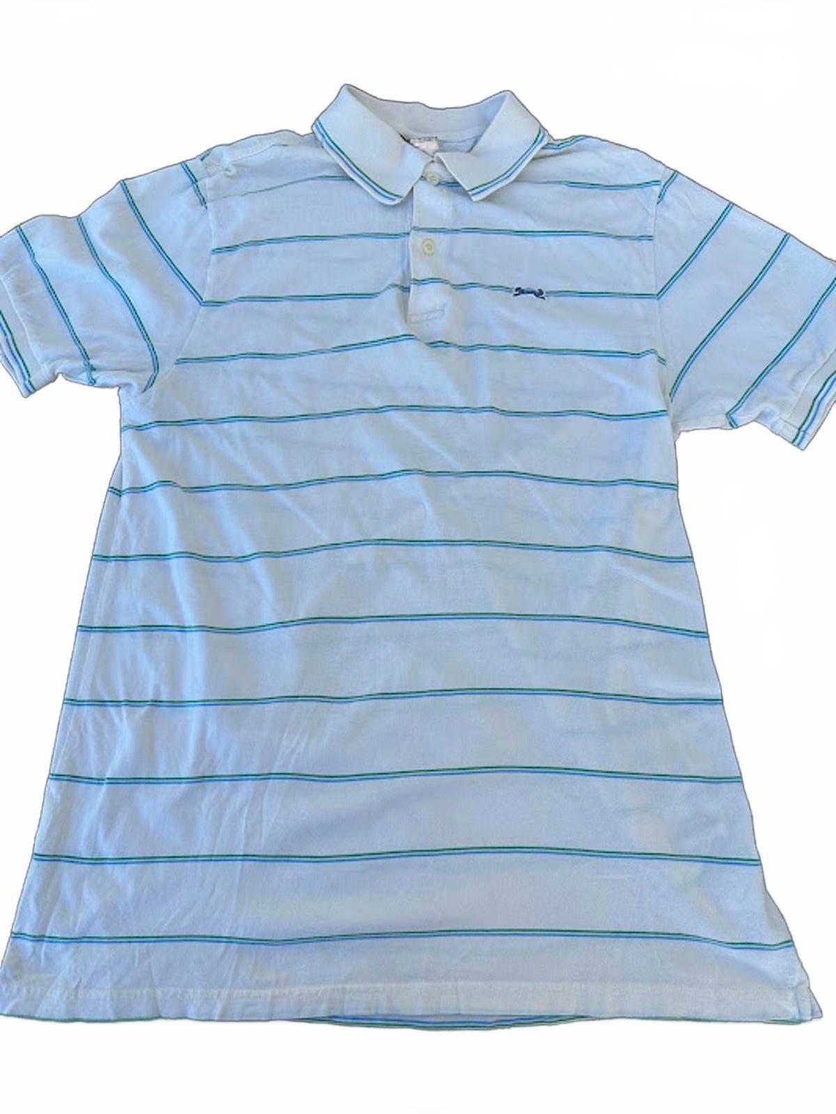 Le TIGRE Le Tigre White Stripe Polo Shirt Medium Size US M / EU 48-50 / 2 - 2 Thumbnail