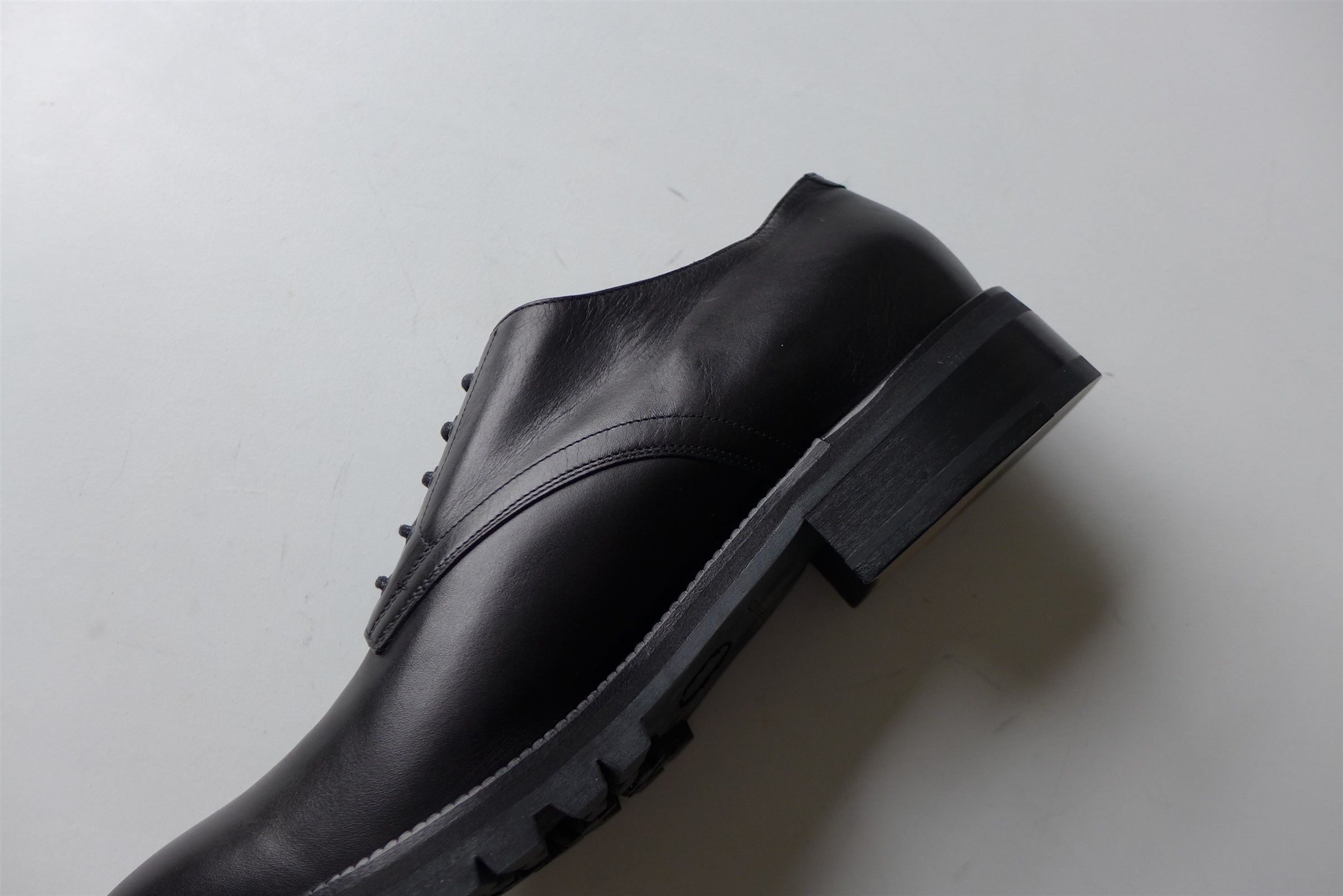 Dries Van Noten Dries Van Noten Derby Shoes - Black Leather Size US 13 / EU 46 - 10 Thumbnail