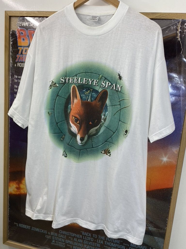 Band Tees 1989 Steeleye Span Tempted And Tried Fox Album Promo Tee Size US XL / EU 56 / 4 - 3 Thumbnail