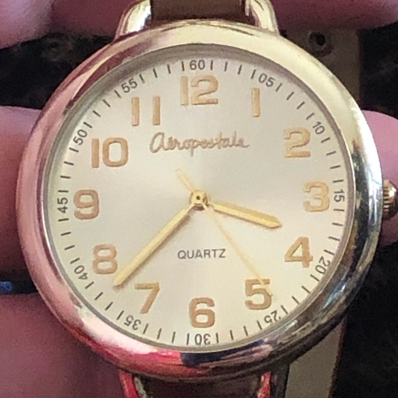 Aeropostale Ladies Aeropostale brown faux leather wrap watch Size ONE SIZE - 8 Thumbnail