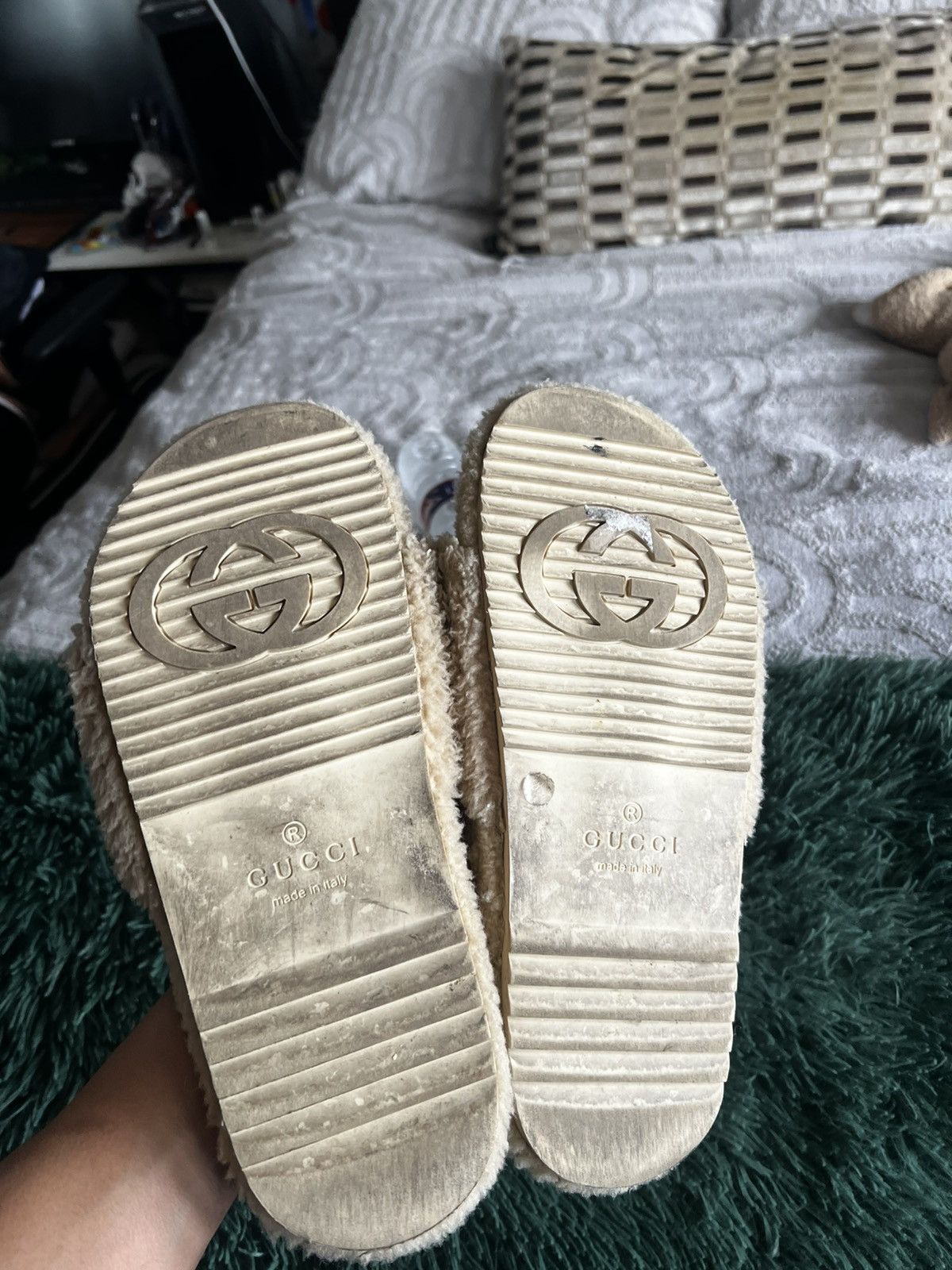 Gucci × The North Face The North Face x Gucci Merino Wool Slides Size 9 Size US 8 / EU 41 - 5 Thumbnail