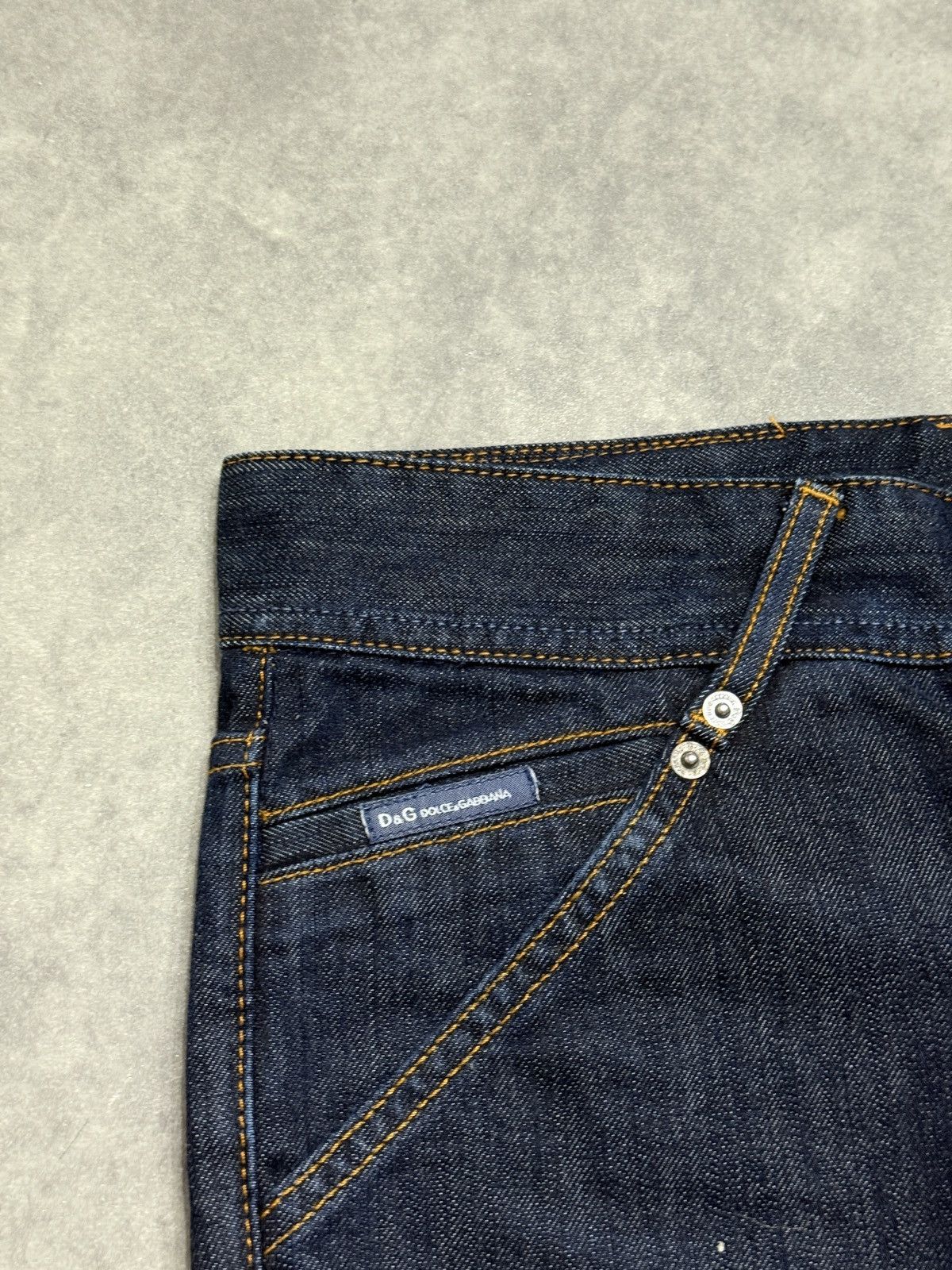 Dolce & Gabbana Blue jean dolce gabbana pants straight very tight japan Size US 33 - 6 Thumbnail