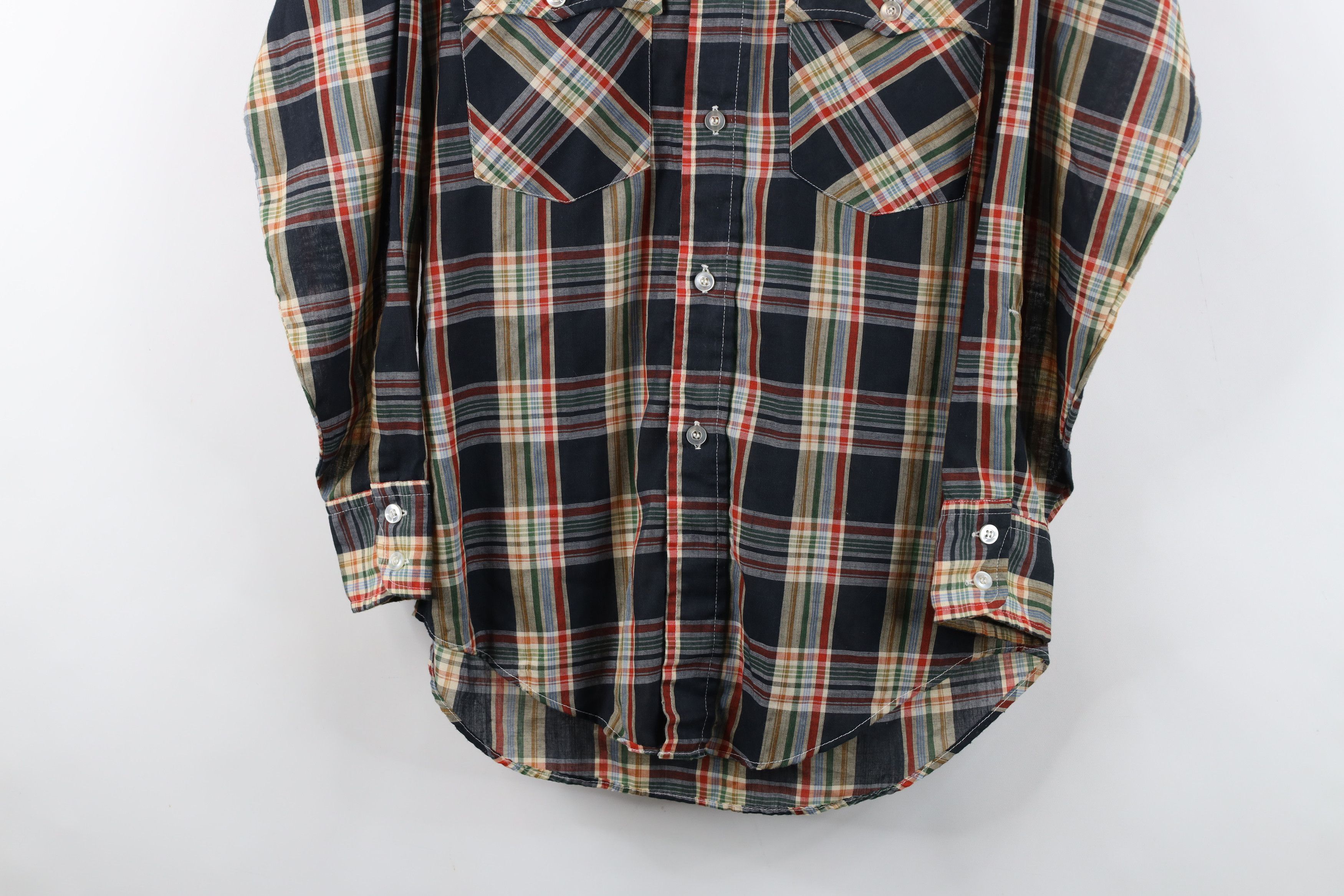Levi's Vintage 70s Levis Rainbow Collared Button Shirt USA Size US S / EU 44-46 / 1 - 3 Thumbnail