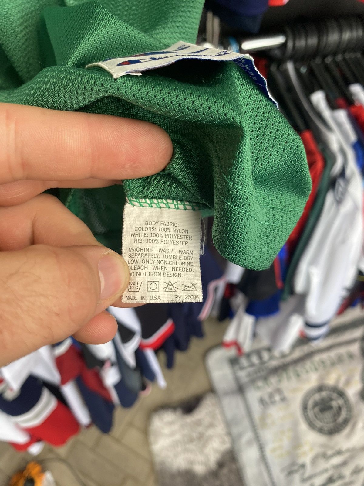 Champion Vintage 90's Authentic Champion Larry Bird Celtics Jersey Size US L / EU 52-54 / 3 - 10 Thumbnail