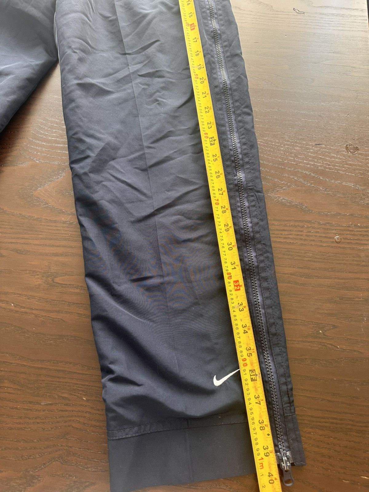 Nike Vintage 90’s Nike Full Zip Trackpants Navy Medium Size US 29 - 9 Thumbnail