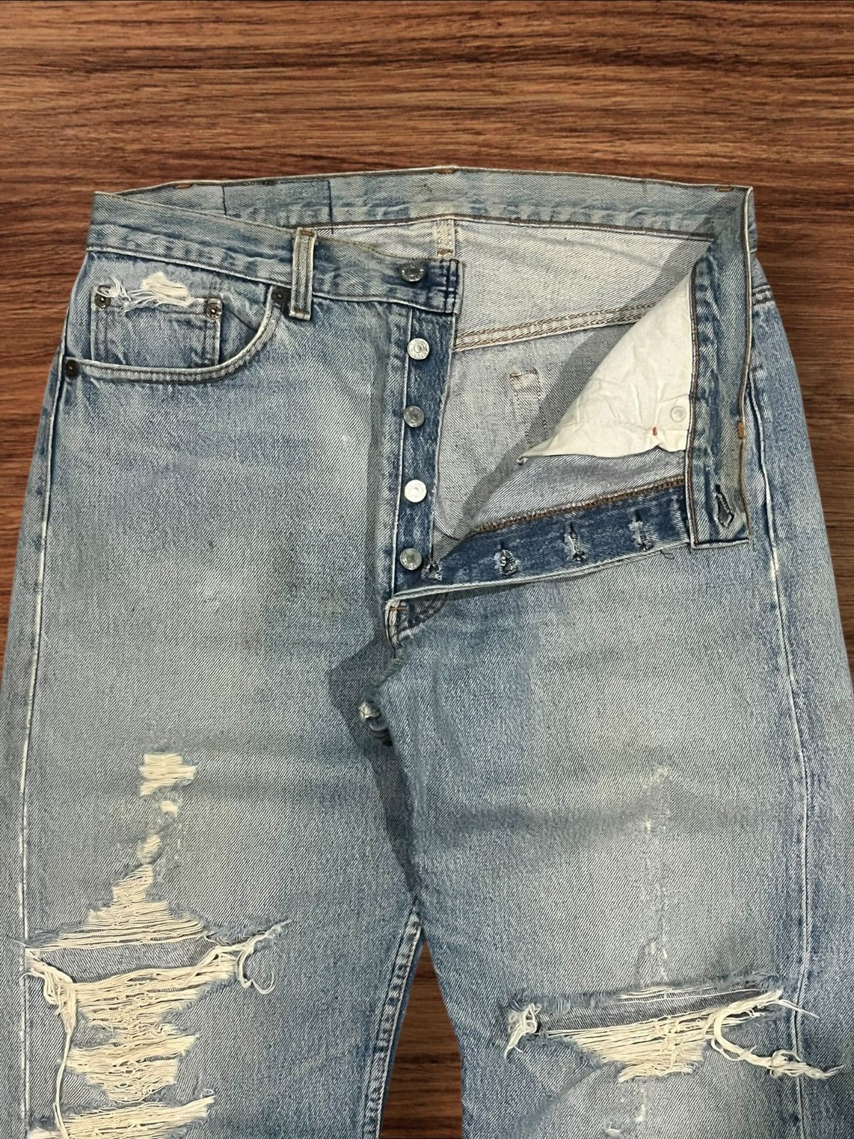 Levi's × Vintage ⚡️80’s⚡️Vintage Levi’s 501XX Made in USA - 90s Denim W34 L32 Size US 34 / EU 50 - 5 Thumbnail