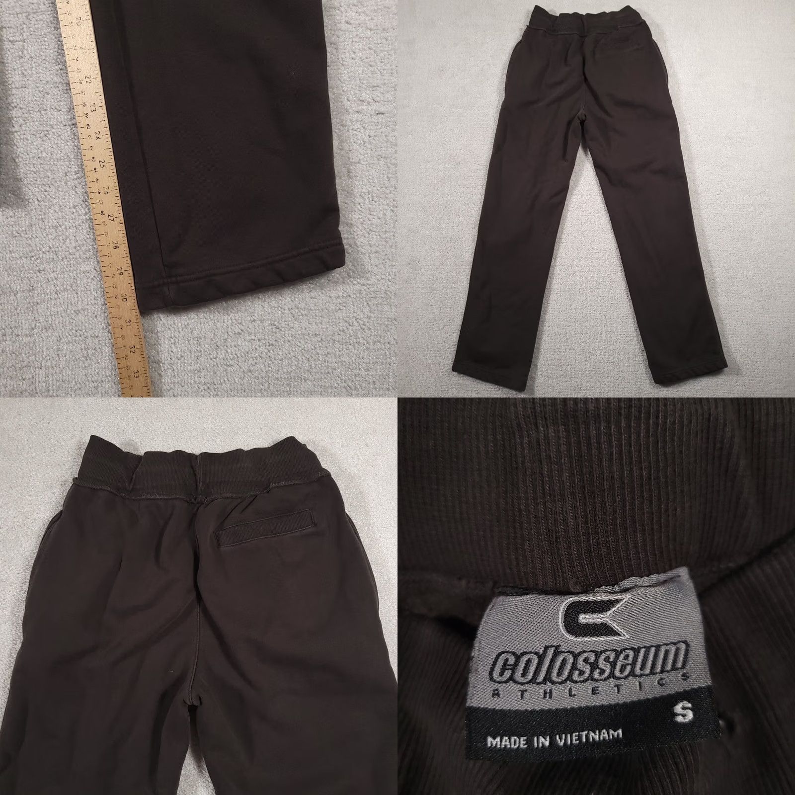 Vintage Colosseum Sweatpants Unisex Adults Small Illinois Fighting Illini Gray Pockets Logo Sweatpants Size US 29 - 9 Thumbnail