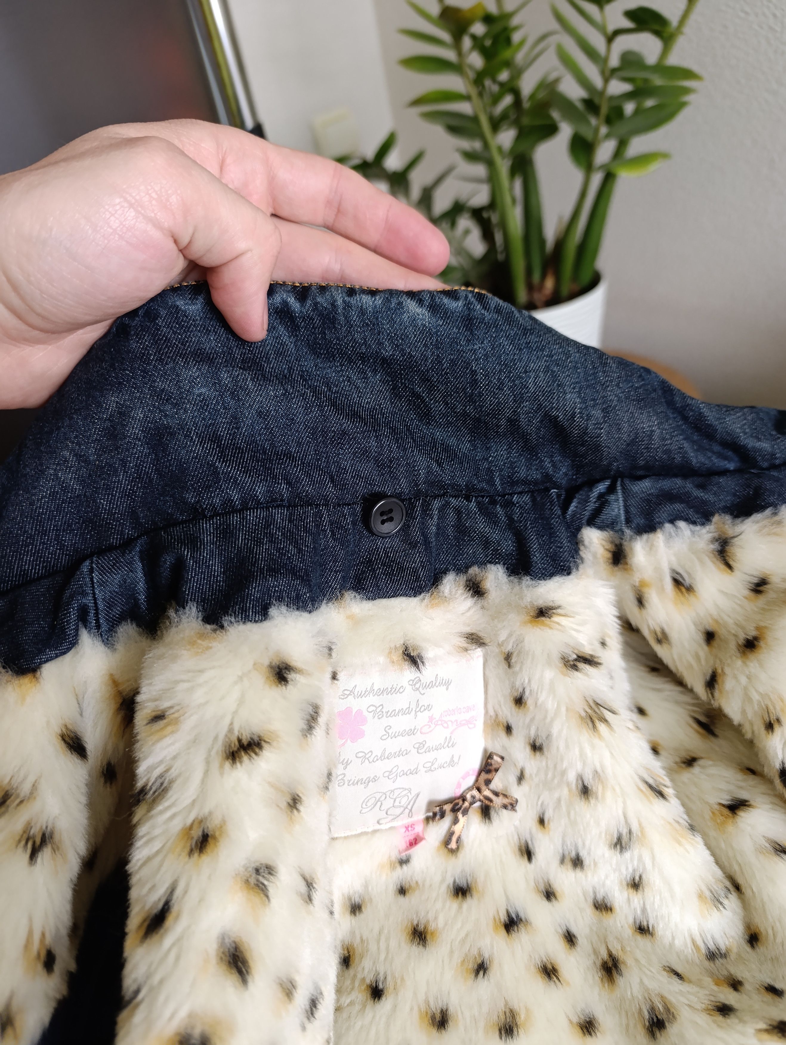Roberto Cavalli ANGELS BY ROBERTO CAVALLI WOMEN'S INSULATED DENIM JACKET Size XS / US 0-2 / IT 36-38 - 18 Thumbnail