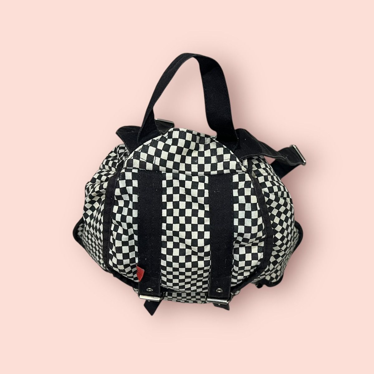 Vintage VINTAGE JAPAN DESIGN CHECKERED CANVAS BACKPACK / RUCKSACK Size ONE SIZE - 13 Thumbnail