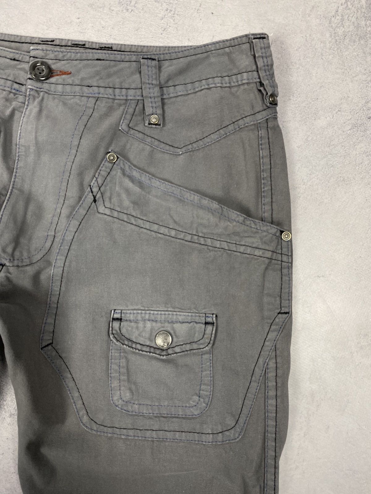 Diesel Diesel Men’s Utility Multi Pocket Avant-Garde Cargo Pants Size US 29 - 4 Thumbnail