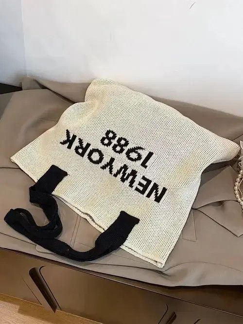 Japanese Brand TOTE BAG VINTAGE JAPANANESE BRAND CROCHET NEW YORK Size ONE SIZE - 2 Thumbnail