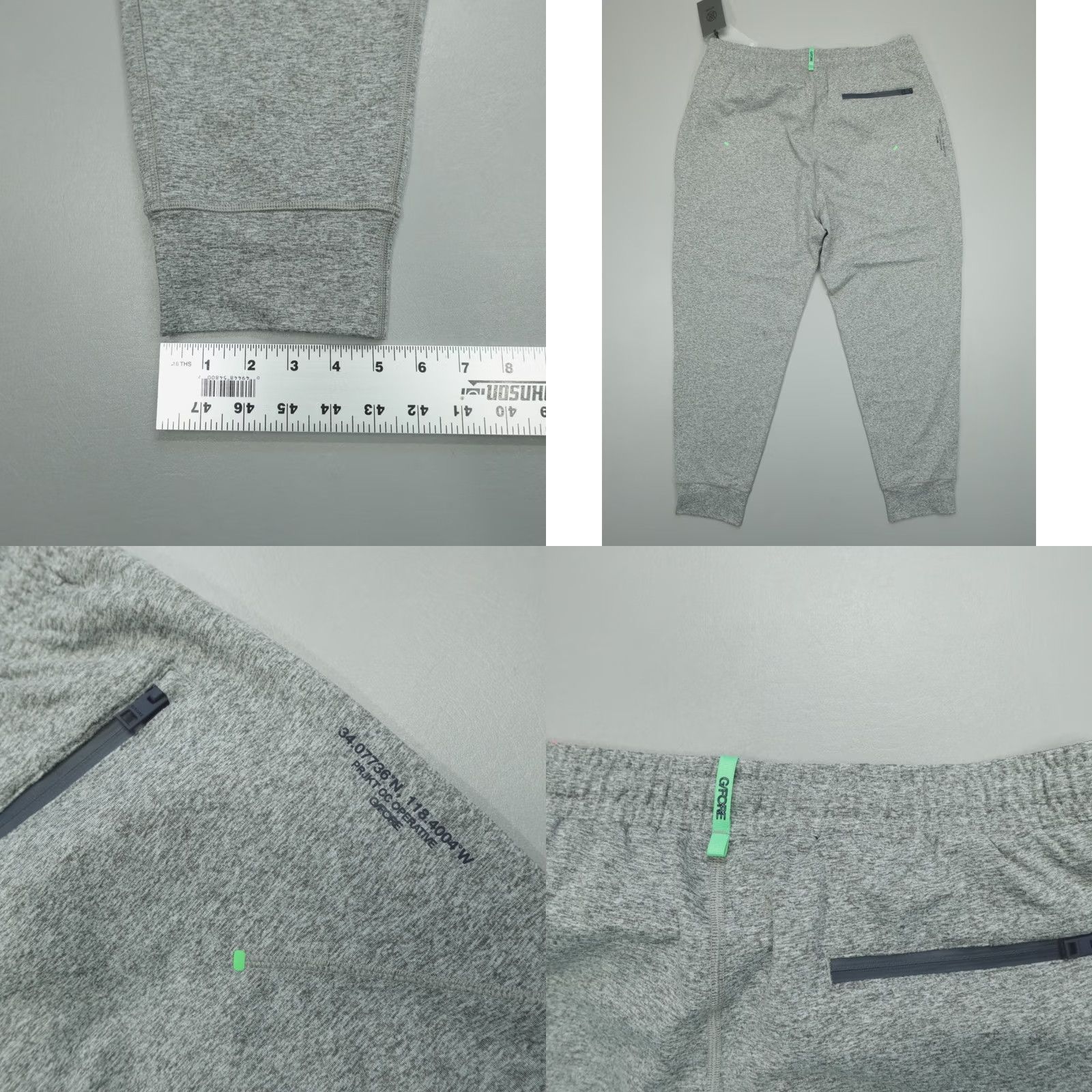G/FORE G/Fore Canyon Jogger Jersey Sweat Pants Men's L Gray Premium Performance Lounge Sweatpants Tas? Size US L / EU 52-54 / 3 - 8 Thumbnail