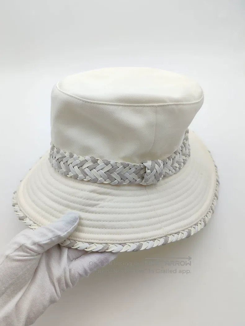 Hermes Hermes size 57 Women's Cowhide Braided Fisherman Hat Size ONE SIZE - 1 Thumbnail