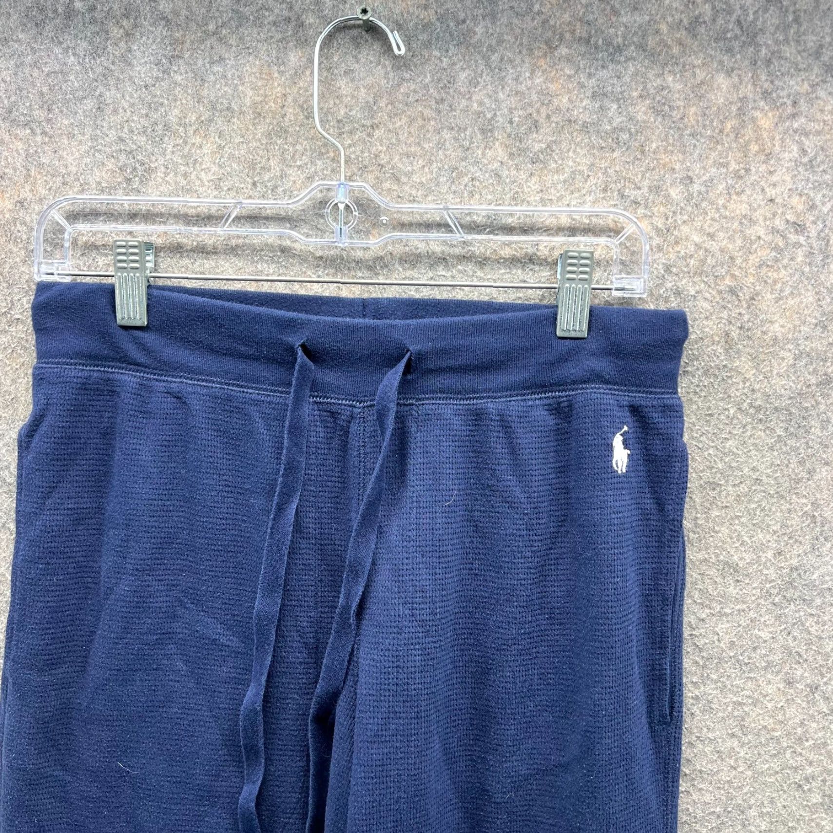 Polo Ralph Lauren VINTAGE Polo Ralph Lauren Pajama Pants Men Adult Medium Blue Sleepwear Waffle Soft Pony Shirt/Pants Bottoms Size US M / EU 48-50 / 2 - 7 Thumbnail