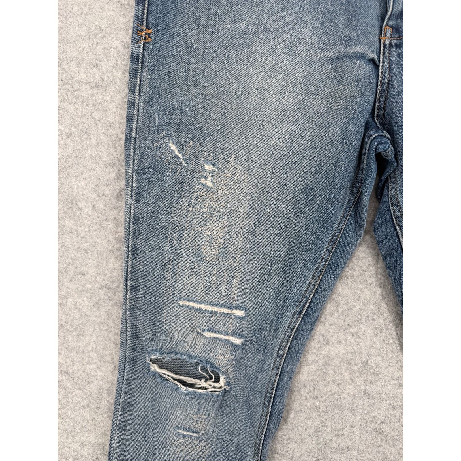 Ksubi NEW Ksubi Chitch Plus One Ripped Light Blue Jeans Size 36 Size US 36 / EU 52 - 9 Thumbnail