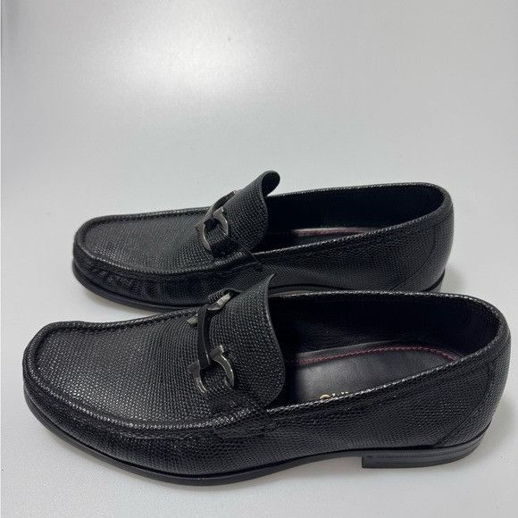 Salvatore Ferragamo Ferragamo Grandioso Gancini Leather Loafers Black Men’s 7 Size US 7 / EU 40 - 2 Thumbnail