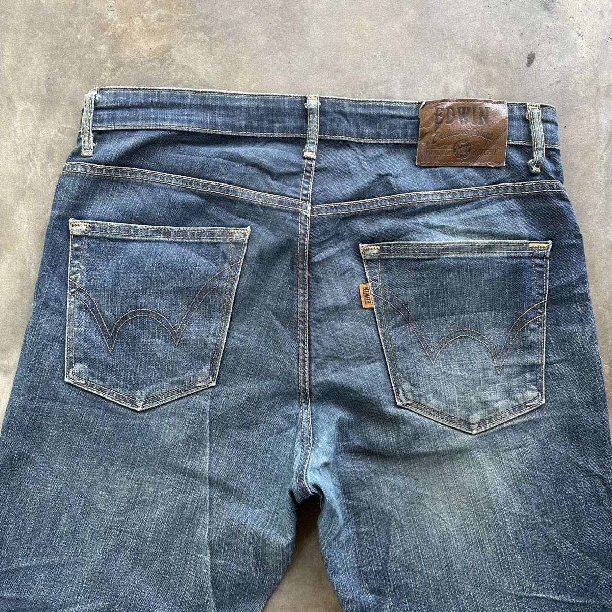 Japanese Brand Vintage Edwin Faded Denim Jean Pant W33 Size US 33 - 11 Thumbnail
