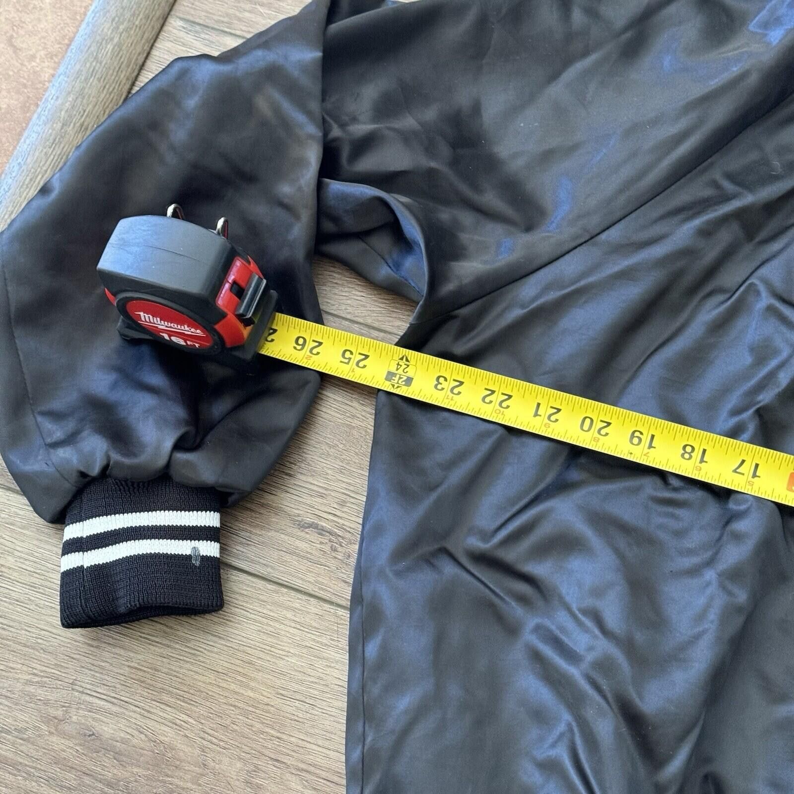 Other Vintage 70s 80s K-Brand Satin Bomber Jacket Black XL Size US XL / EU 56 / 4 - 9 Thumbnail