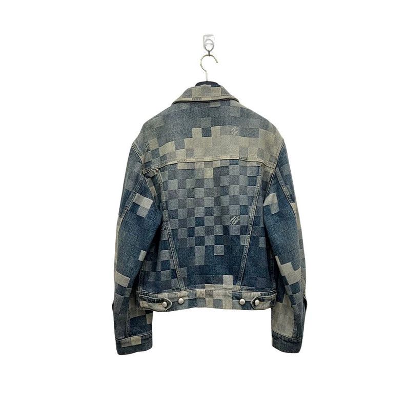 Louis Vuitton louis vuitton Mosaic effect printed denim jacket Size US S / EU 44-46 / 1 - 2 Thumbnail