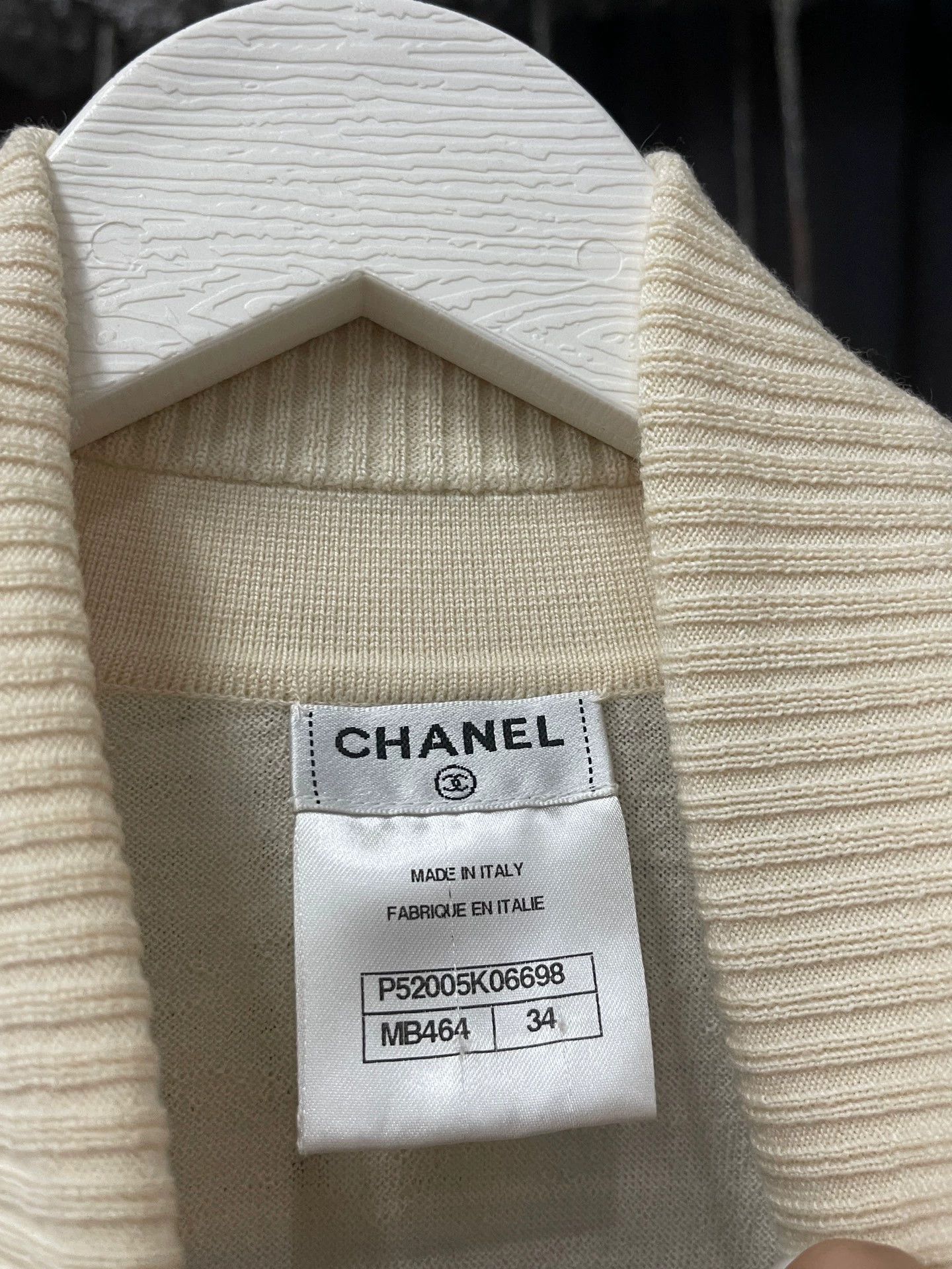 Chanel Chanel polo cashmere long-sleeve size 34 Size XXS / US 00 / IT 34 - 7 Thumbnail