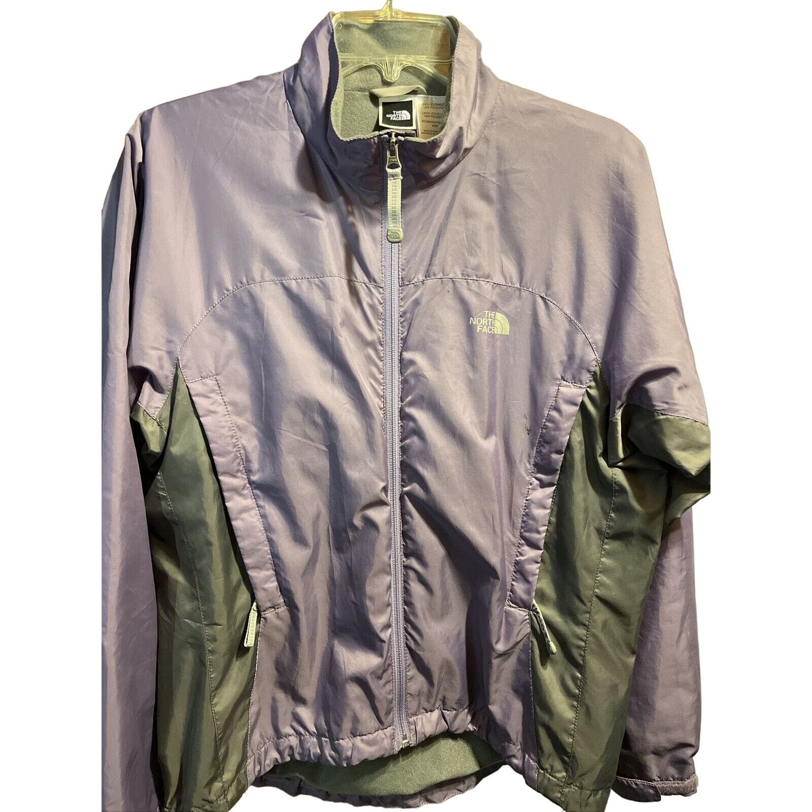 The North Face The North Face Womens M Purple Polyester Windbreaker Jacket Size M / US 6-8 / IT 42-44 - 1 Thumbnail