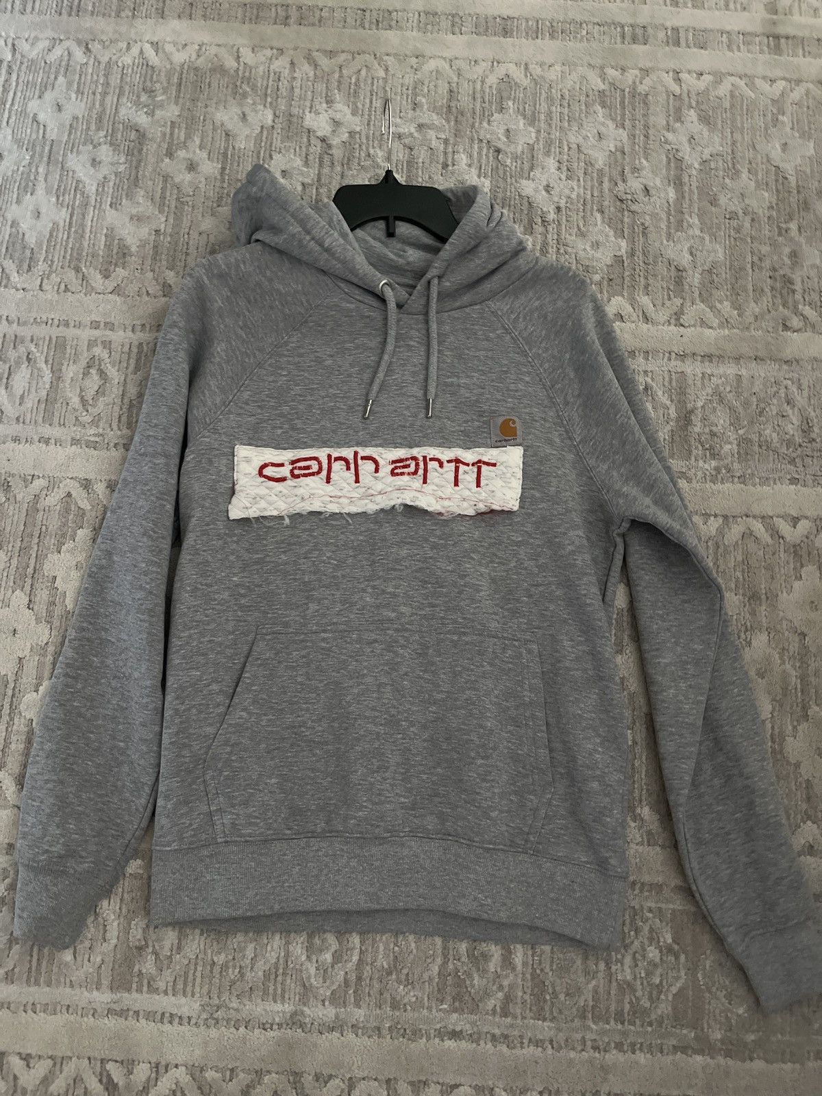 Carhartt Grey Chenille Carharrt Hoodie Size US S / EU 44-46 / 1 - 1 Thumbnail