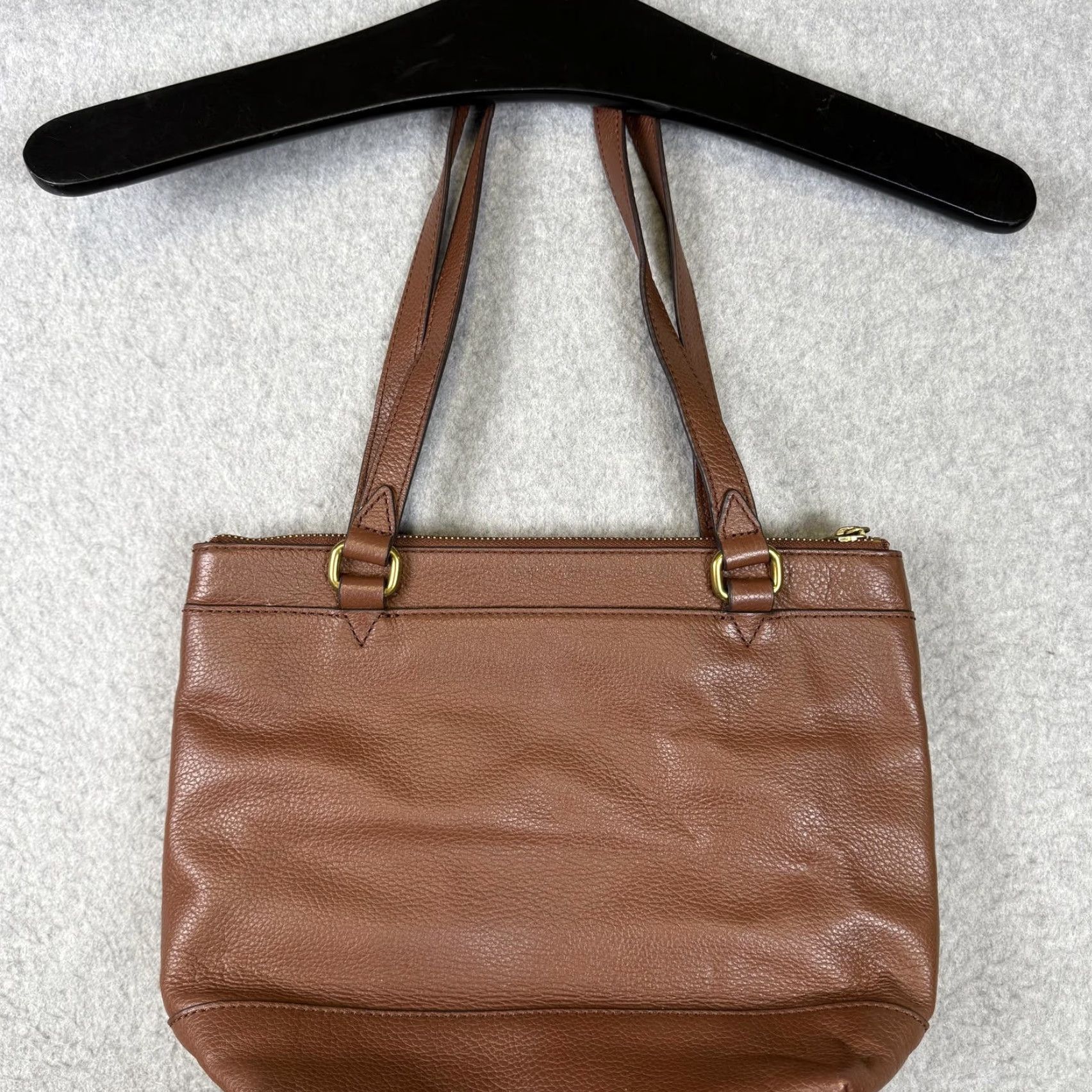 Fossil Fossil Patchwork Leather Small Shopper Bag Tote ZB6702995 68 Women One size Brown Leather Shoulder Bag Gift/Shopper Womens Size ONE SIZE - 3 Thumbnail