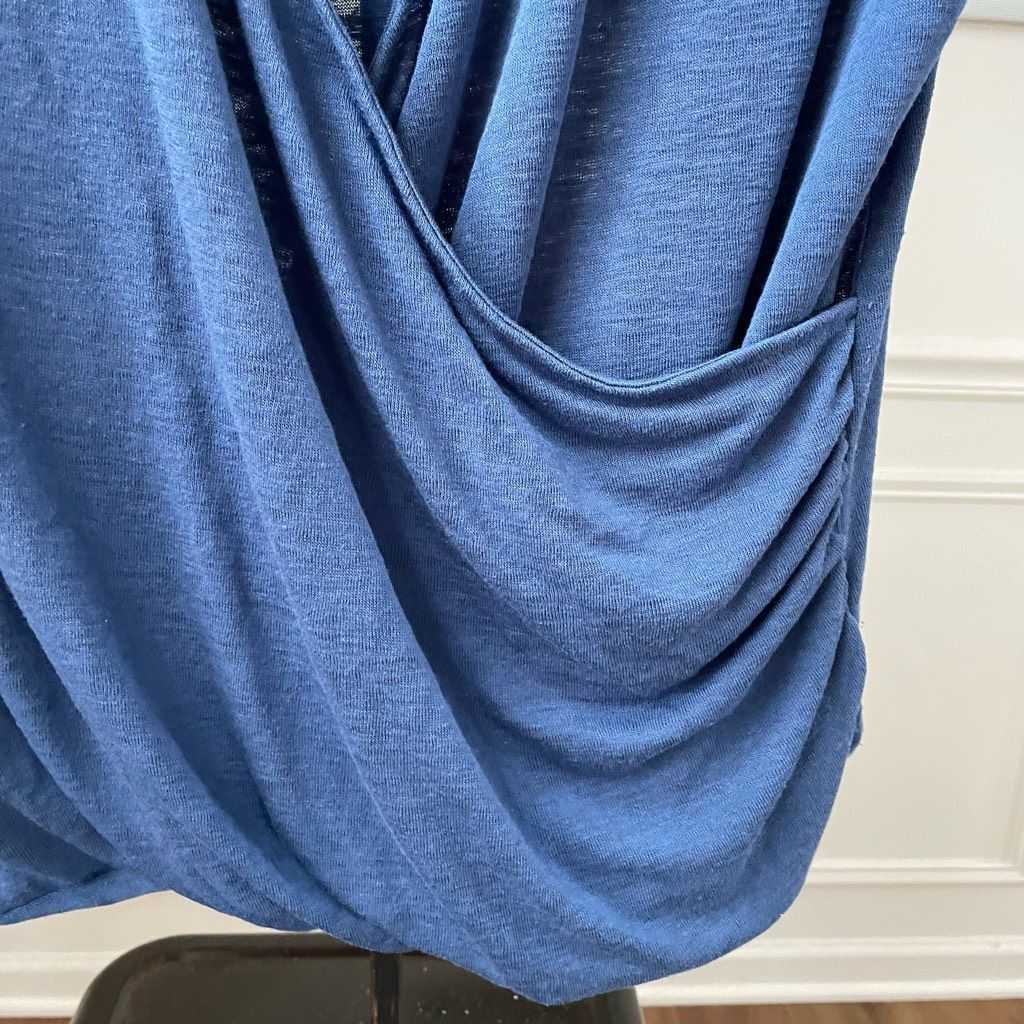 Athleta Athleta Breezy Wrap Top Cobalt Blue 988031 $50 L Size XL / US 12-14 / IT 48-50 - 4 Thumbnail