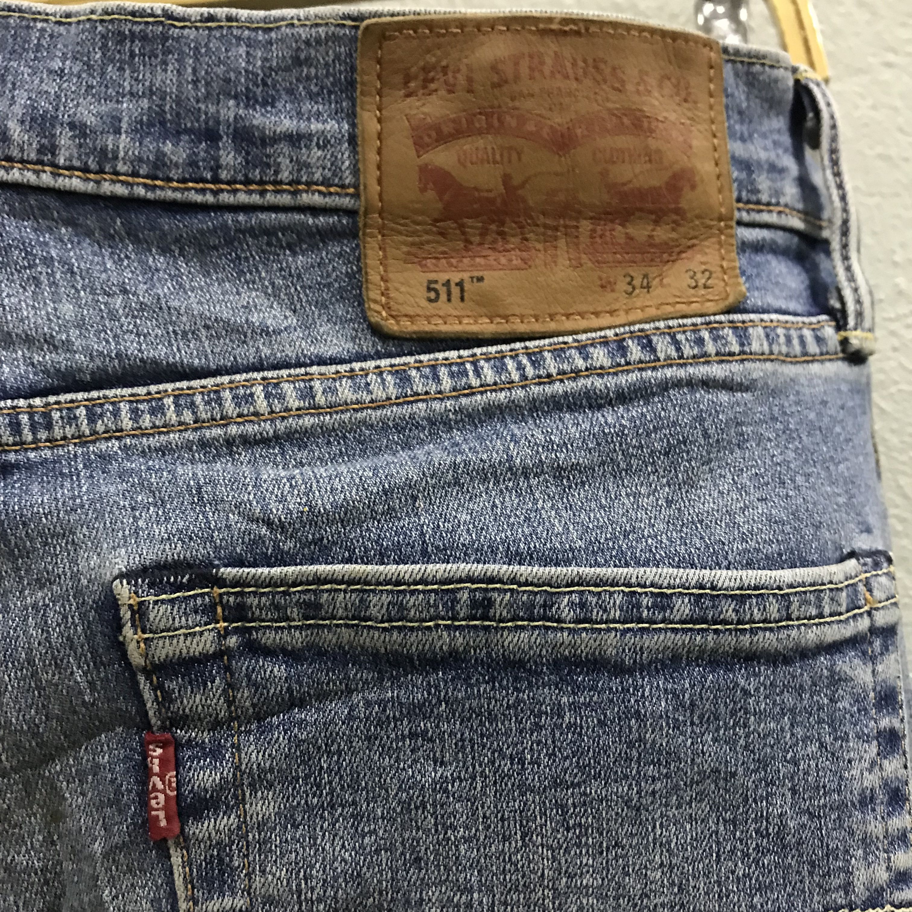 Levi's Vintage Y2K Levi's 511 Slim Fit Blue Jeans Classic Size US 34 / EU 50 - 9 Thumbnail
