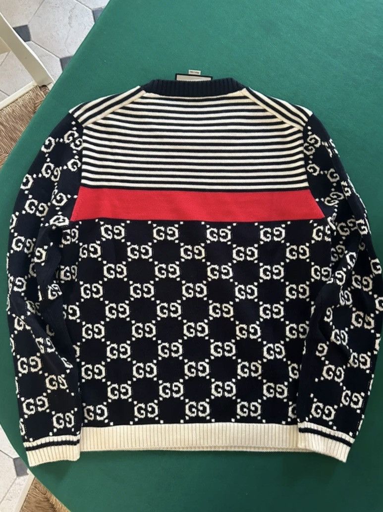 Gucci Gucci sweater GG stripe Size US L / EU 52-54 / 3 - 3 Thumbnail