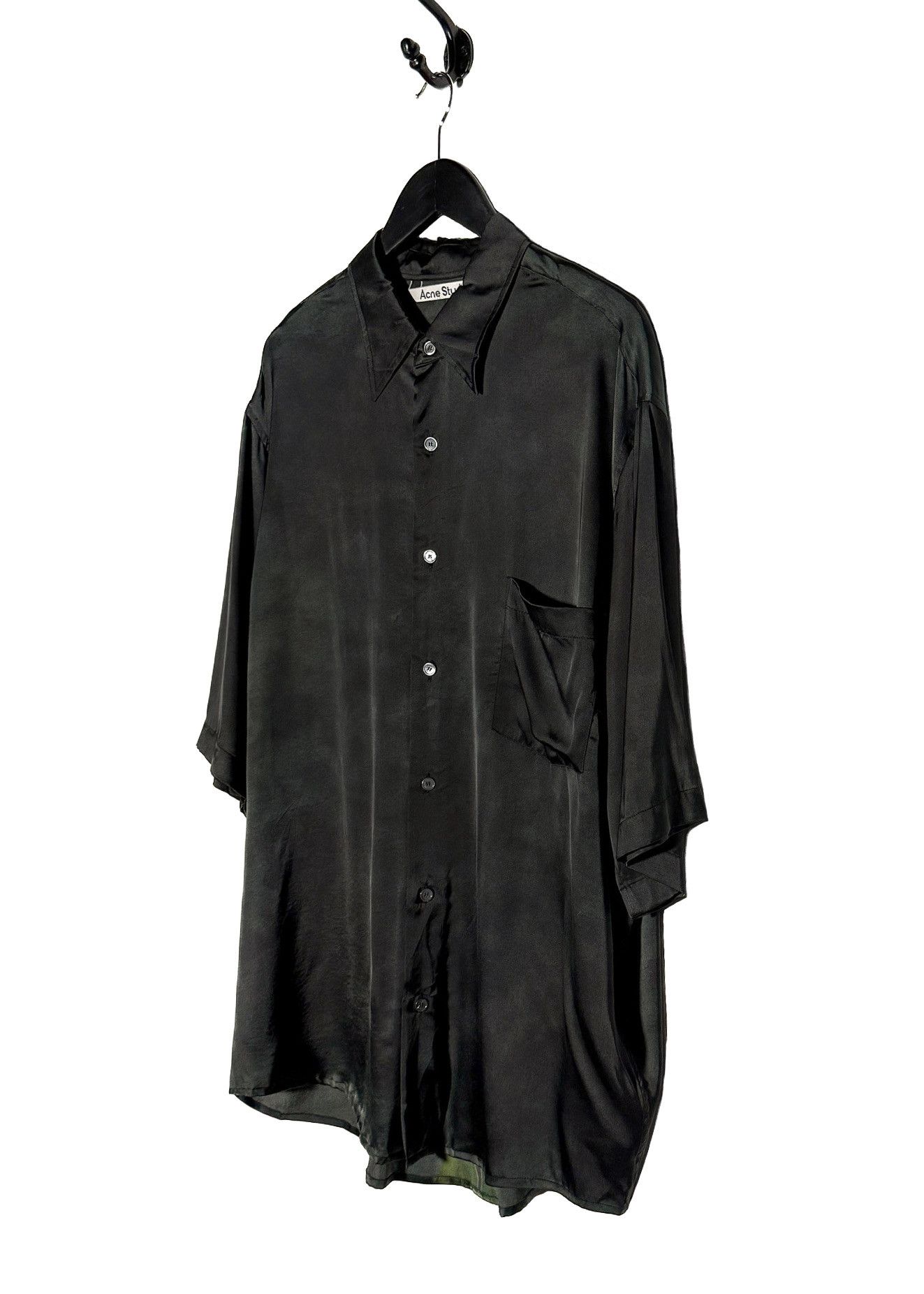 Acne Studios Acne Studios "Carlijn Jacobs" Black Floral Print Shirt Size US S / EU 44-46 / 1 - 3 Thumbnail