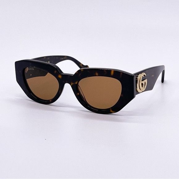 Gucci NEW GUCCI GG1421S 002 HAVANA WOMEN SUNGLASSES GUCCI Size ONE SIZE - 4 Thumbnail