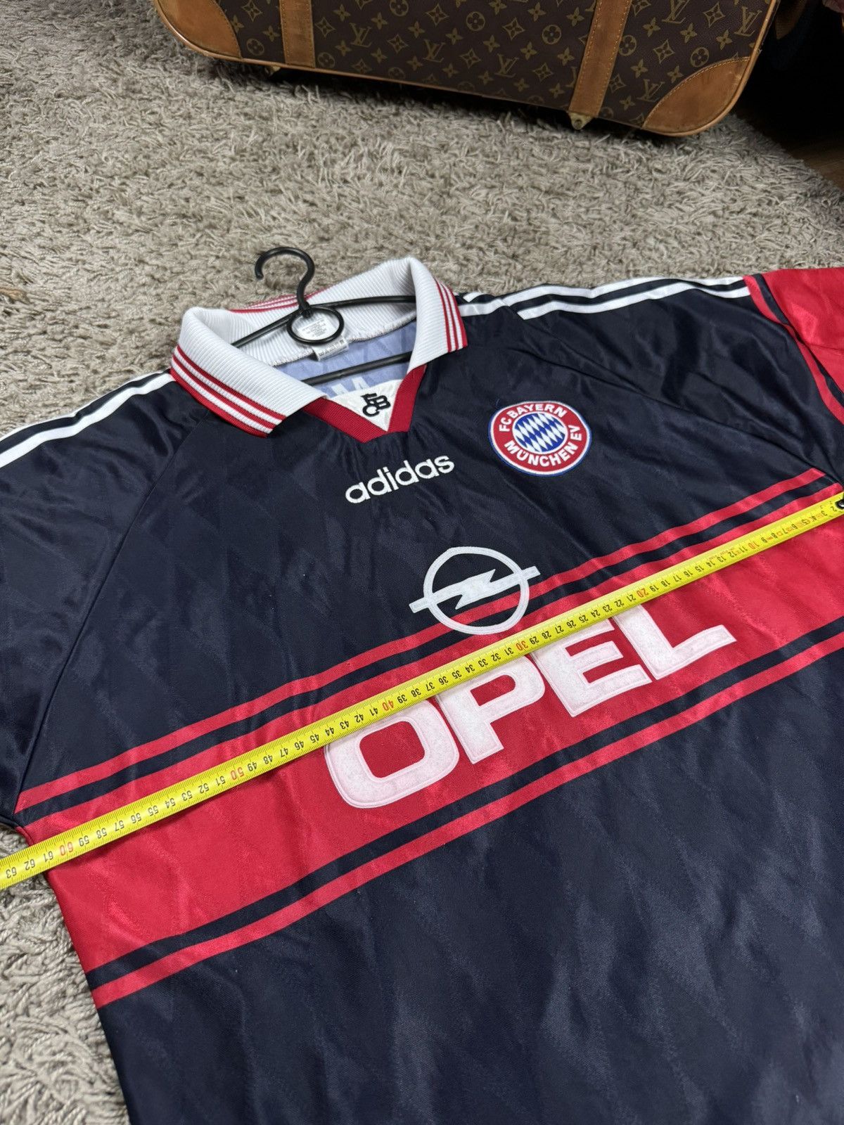 Adidas Football Adidas Bayern Opel 90s t-shirt original item Size US XL / EU 56 / 4 - 5 Thumbnail