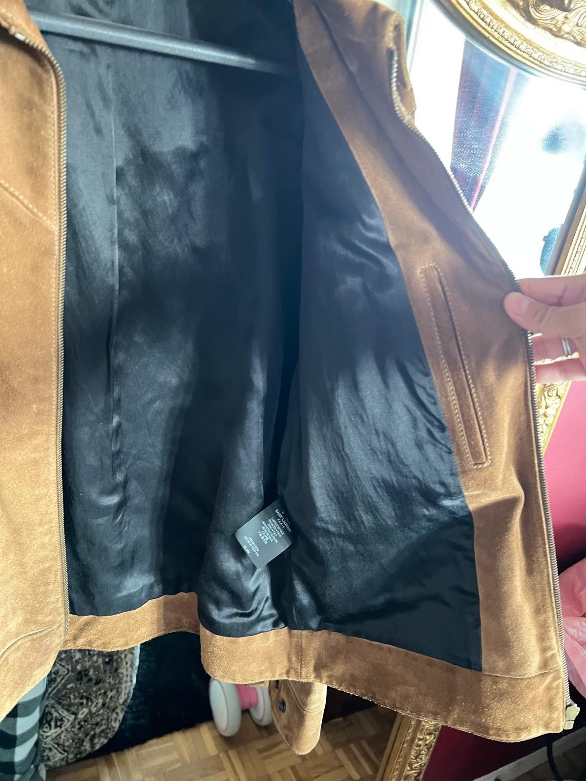 Saint Laurent Paris Western Camel Saint Laurent leather jacket size 50 Size US M / EU 48-50 / 2 - 6 Thumbnail