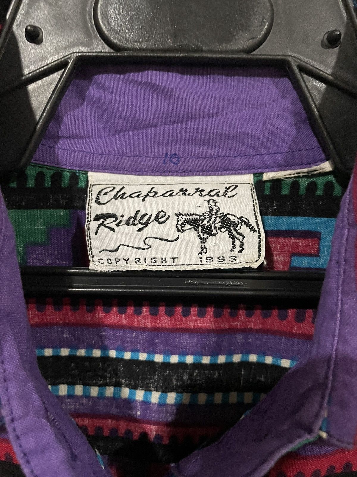 Cowboy Equipment × Vintage Chaparral Ridge Cowboy Western Native Shirts Size US L / EU 52-54 / 3 - 15 Thumbnail