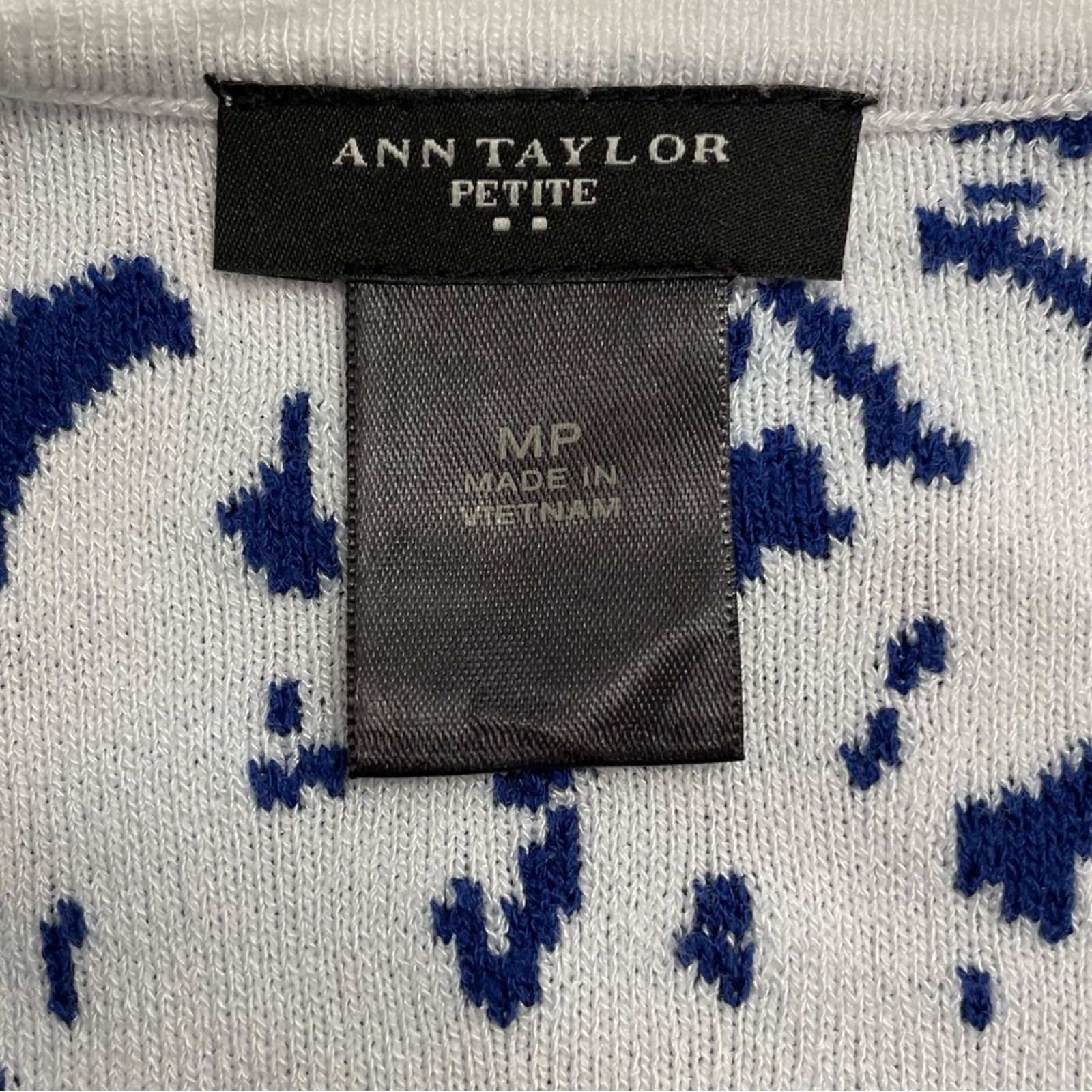 Ann Taylor Ann Taylor Petite Floral Knit Dress MP Size M / US 6-8 / IT 42-44 - 10 Thumbnail