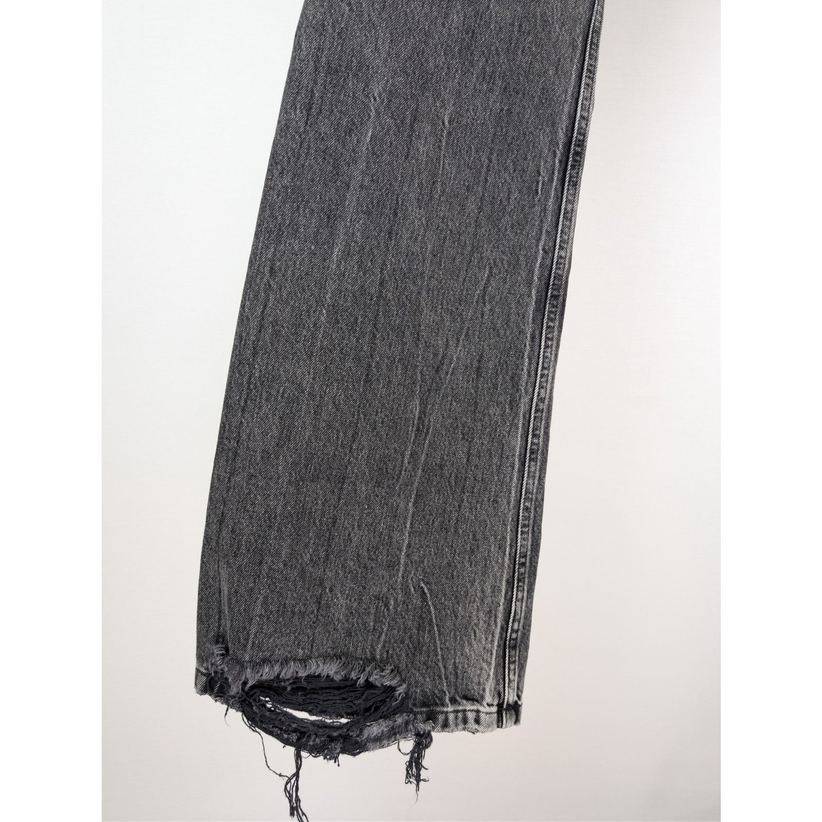 Balenciaga o1rshd1 Flared Pants 1090 Organic Japanese Denim in Noir Size US 30 / EU 46 - 15 Thumbnail