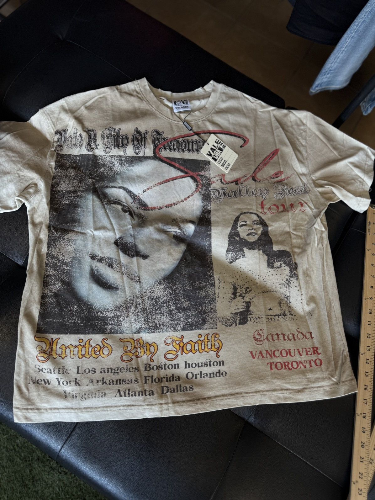 Vale Vale Valley Cream Tee Shirt Size XXL (NEW) Size US XXL / EU 58 / 5 - 2 Thumbnail