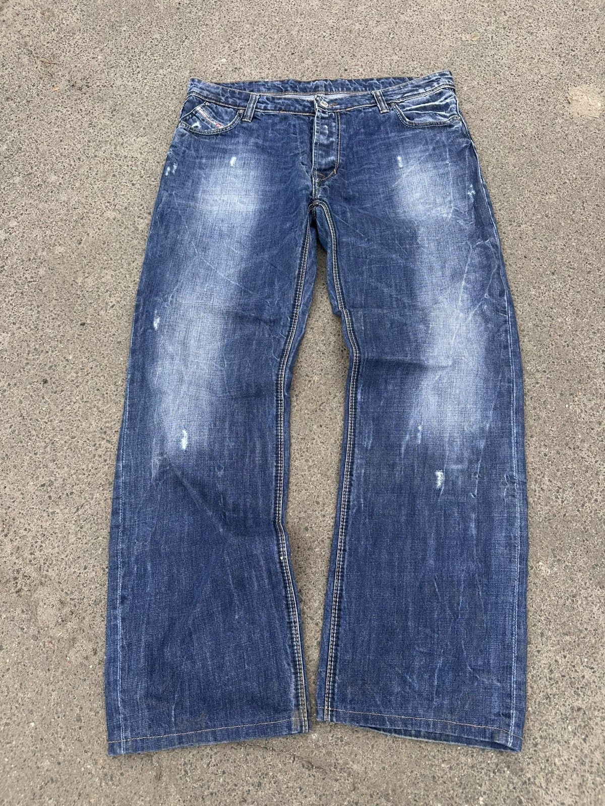 Diesel Diesel Faded Y2K Distressed Baggy Jeans Made in Italy Size US 38 / EU 54 - 4 Thumbnail